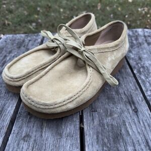 Clarks Originals Wallabee Women's Size 8.5M  Leather With Crepe Sole Shoes EUC